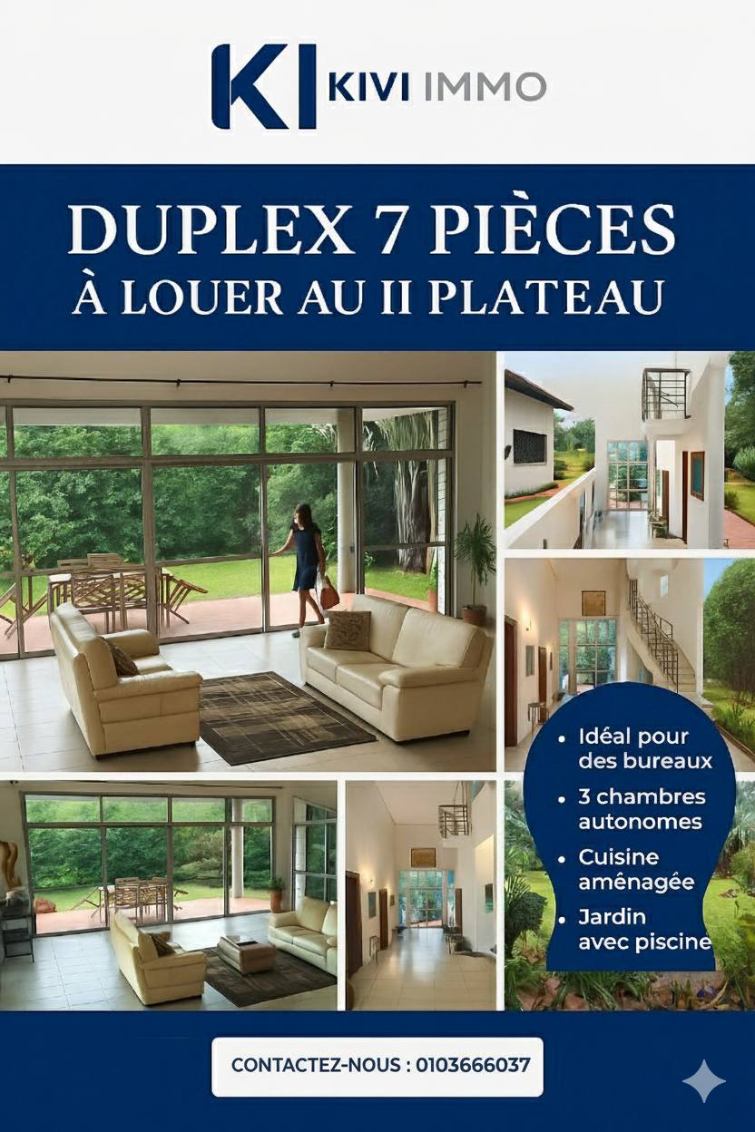 Duplex 7 pièces à louer – II Plateaux, Cocody - Image 5